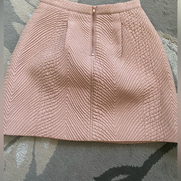 A line Skirt Rosegold/Blush pink H&M - Picture 2 of 4